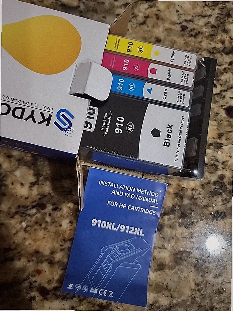 SKYDO INK CARTRIDGE 910 XL INK Black Yellow Cyan Magenta Toner